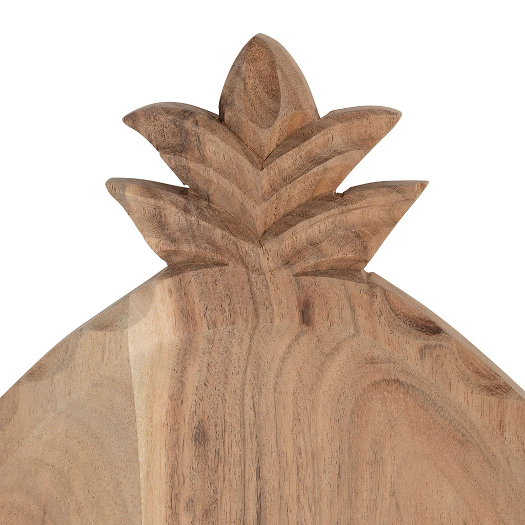 Plat Ananas En Acacia Naturel 36x27cm - Dalbert 2 Plat Ananas En Acacia Naturel 36x27cm - Dalbert – Image 2