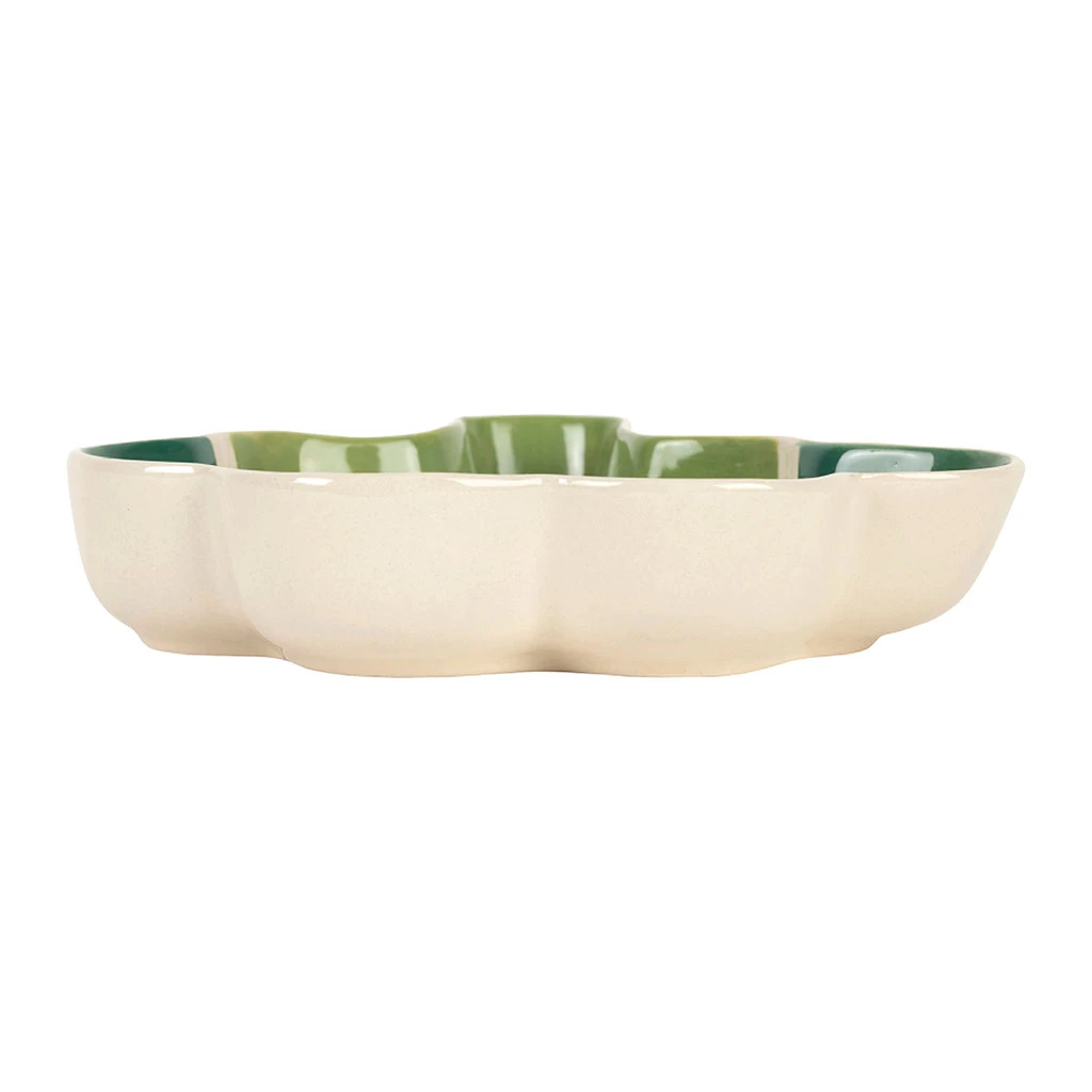 Plat Brocoli En Grès Vert 17x17cm - P'tit Légume 2 Plat Brocoli En Grès Vert 17x17cm - P'tit Légume – Image 2