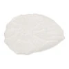 Plat Coquillage Blanc 53x34.5cm En Faience - Poisson
