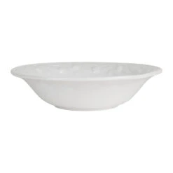 Plat Creux En Faïence Blanc D32.5cm - Olivier