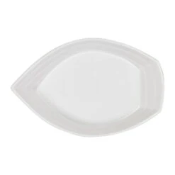 Plat Creux En Grès Blanc 39.5x25.5cm - Rivière