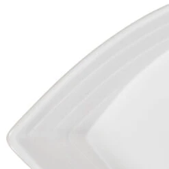 Plat Creux En Grès Blanc 39.5x25.5cm - Rivière -Magasin De Vaisselle Pour La Maison plat creux en gres blanc 39 5x25 5cm riviere 39949 39949 DET02 WEB