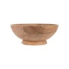 Plat En Acacia Naturel D24xh9cm - Dalbert