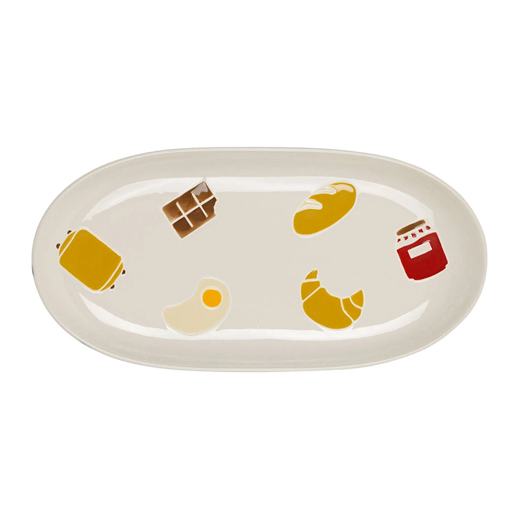 Plat Ovale En Grès écru 31x15cm - Réveil Gourmand 1 Plat Ovale En Grès écru 31x15cm - Réveil Gourmand