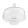 Plat Sur Pied En Verre Avec Cloche D30cm - Alphe