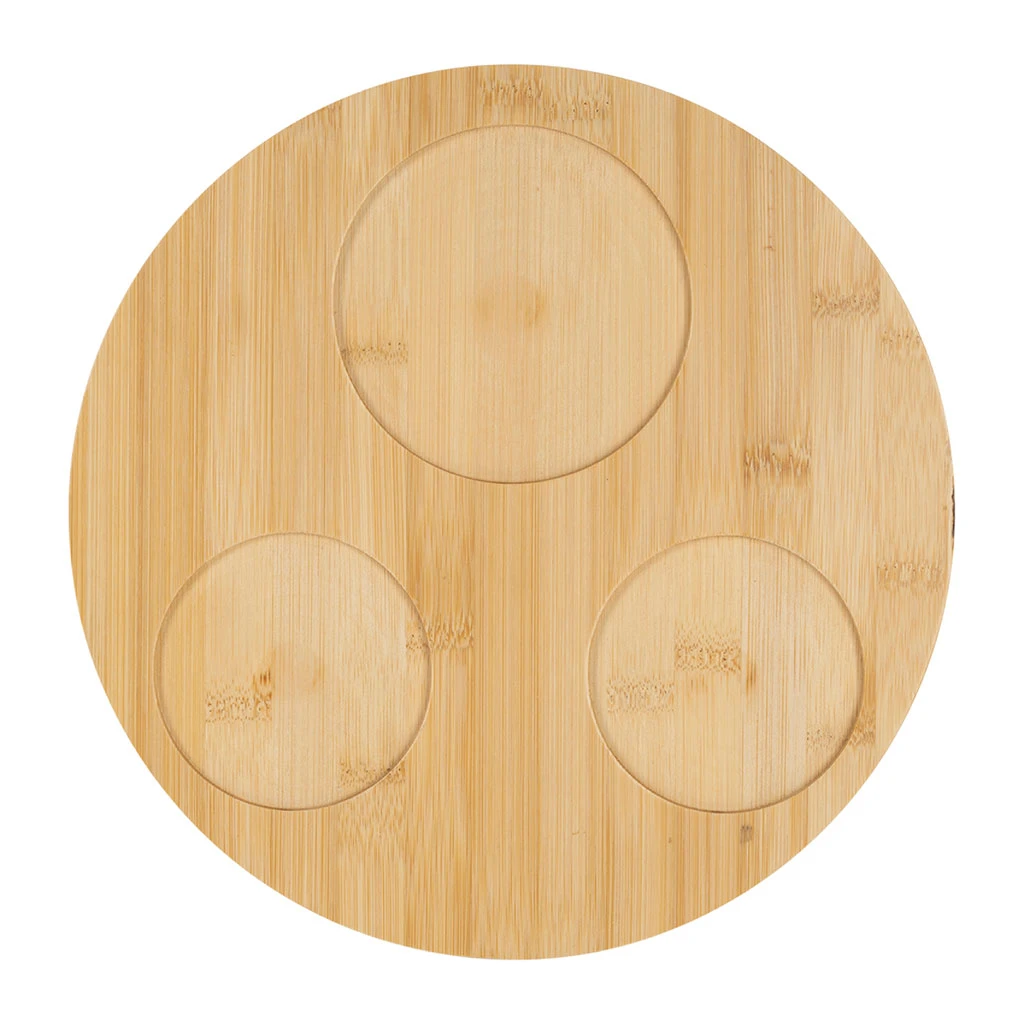 Plateau Avec 3 Coupelles En Grès Multicolore D26cm - P'tit Légume 4 Plateau Avec 3 Coupelles En Grès Multicolore D26cm - P'tit Légume – Image 4