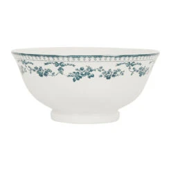 Saladier Bleu Ancien En Faience - Faustine