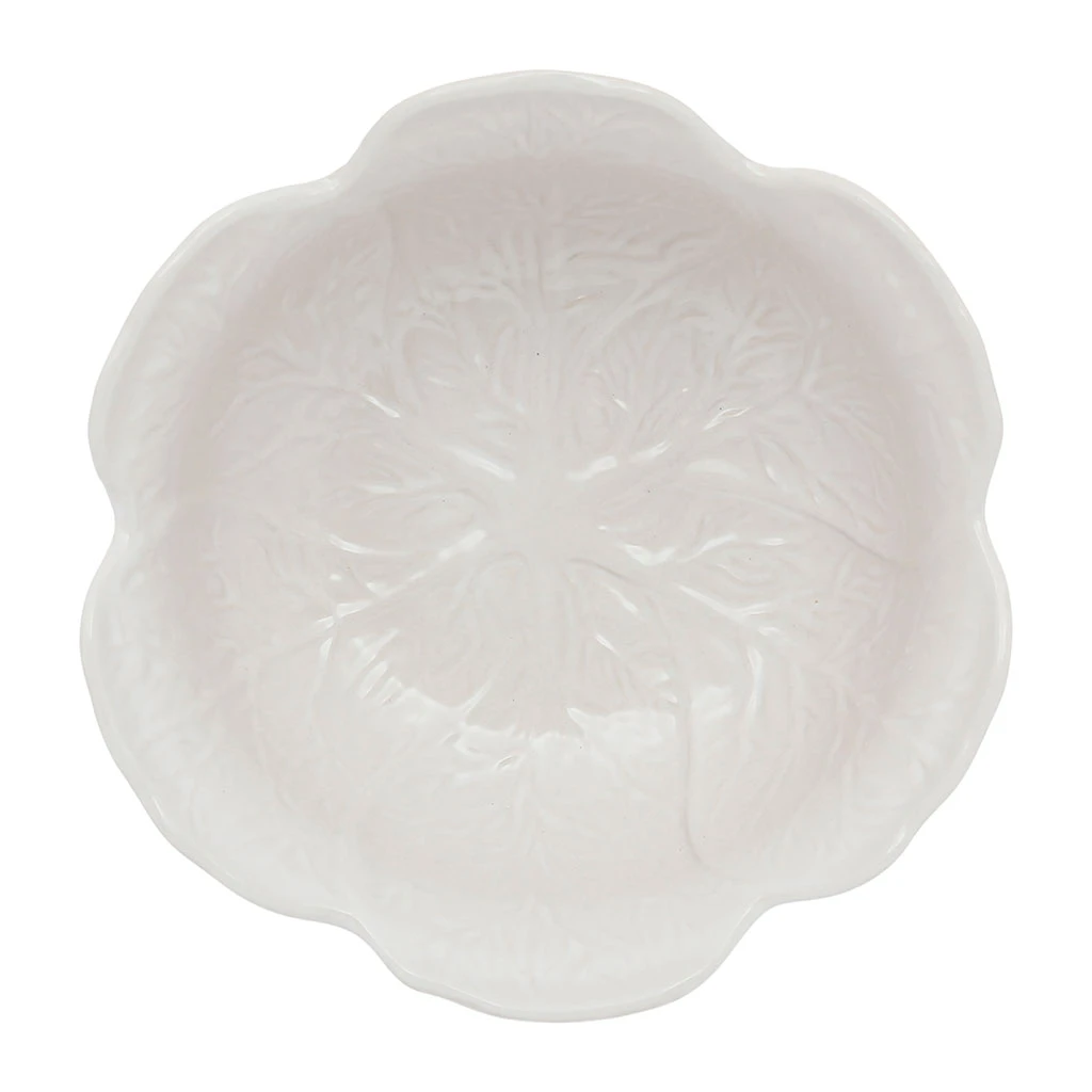 Saladier Chou En Grès Blanc D22cm - Chou 2 Saladier Chou En Grès Blanc D22cm - Chou – Image 2
