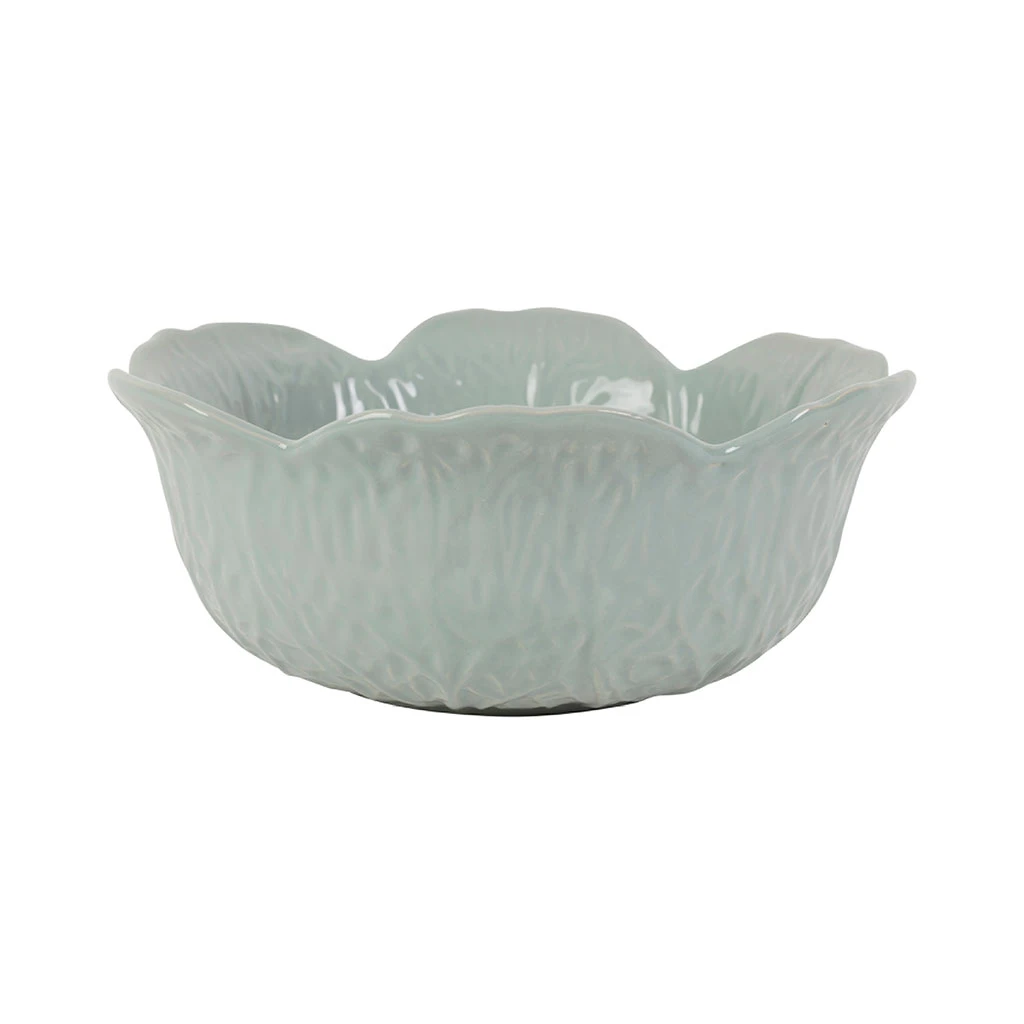 Saladier Chou En Grès Vert D'eau D22cm 1 Saladier Chou En Grès Vert D'eau D22cm