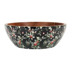 Saladier En Acacia Noir D30cm - Airelle