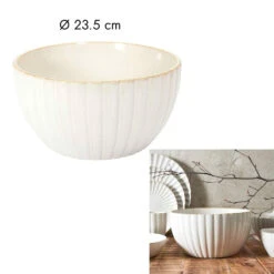 Saladier En Céramique Beige D23.6cm - Vlora 5 Saladier En Céramique Beige D23.6cm - Vlora -Magasin De Vaisselle Pour La Maison saladier en ceramique beige d23 6cm vlora 678244 678244 FRN03 WEB