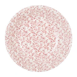 Saladier En Faïence Blanc Et Bordeaux - P'tites Fleurs