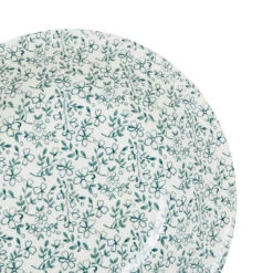 Saladier En Faïence Blanc Et Vert - P'tites Fleurs 5 Saladier En Faïence Blanc Et Vert - P'tites Fleurs -Magasin De Vaisselle Pour La Maison saladier en faience blanc et vert p tites fleurs 201475 201475 DET02 WEB 1