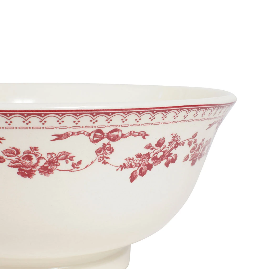 Saladier En Faïence Bordeaux - Faustine 2 Saladier En Faïence Bordeaux - Faustine – Image 2