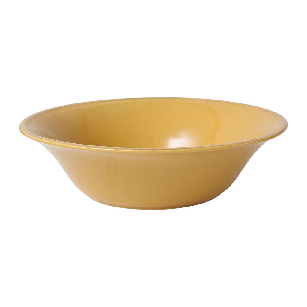 Saladier En Faïence Moutarde D30cm - Constance 2 Saladier En Faïence Moutarde D30cm - Constance – Image 2
