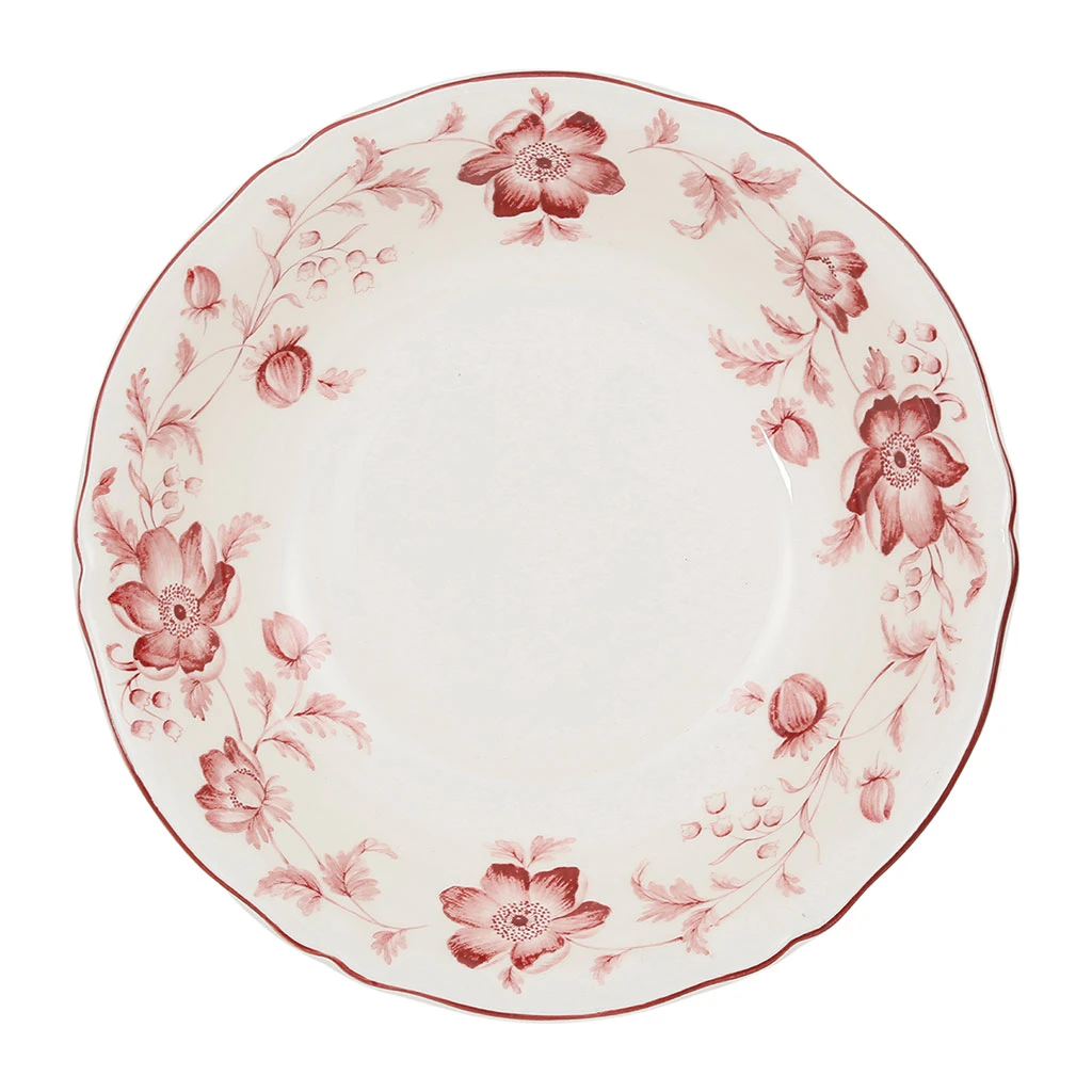 Saladier En Faïence Rouge D23cm - Margaux 1 Saladier En Faïence Rouge D23cm - Margaux