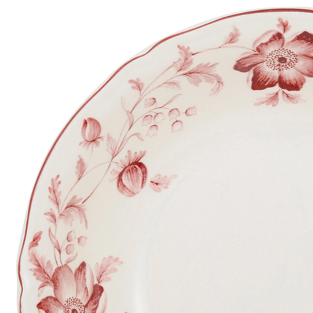 Saladier En Faïence Rouge D23cm - Margaux 3 Saladier En Faïence Rouge D23cm - Margaux – Image 3