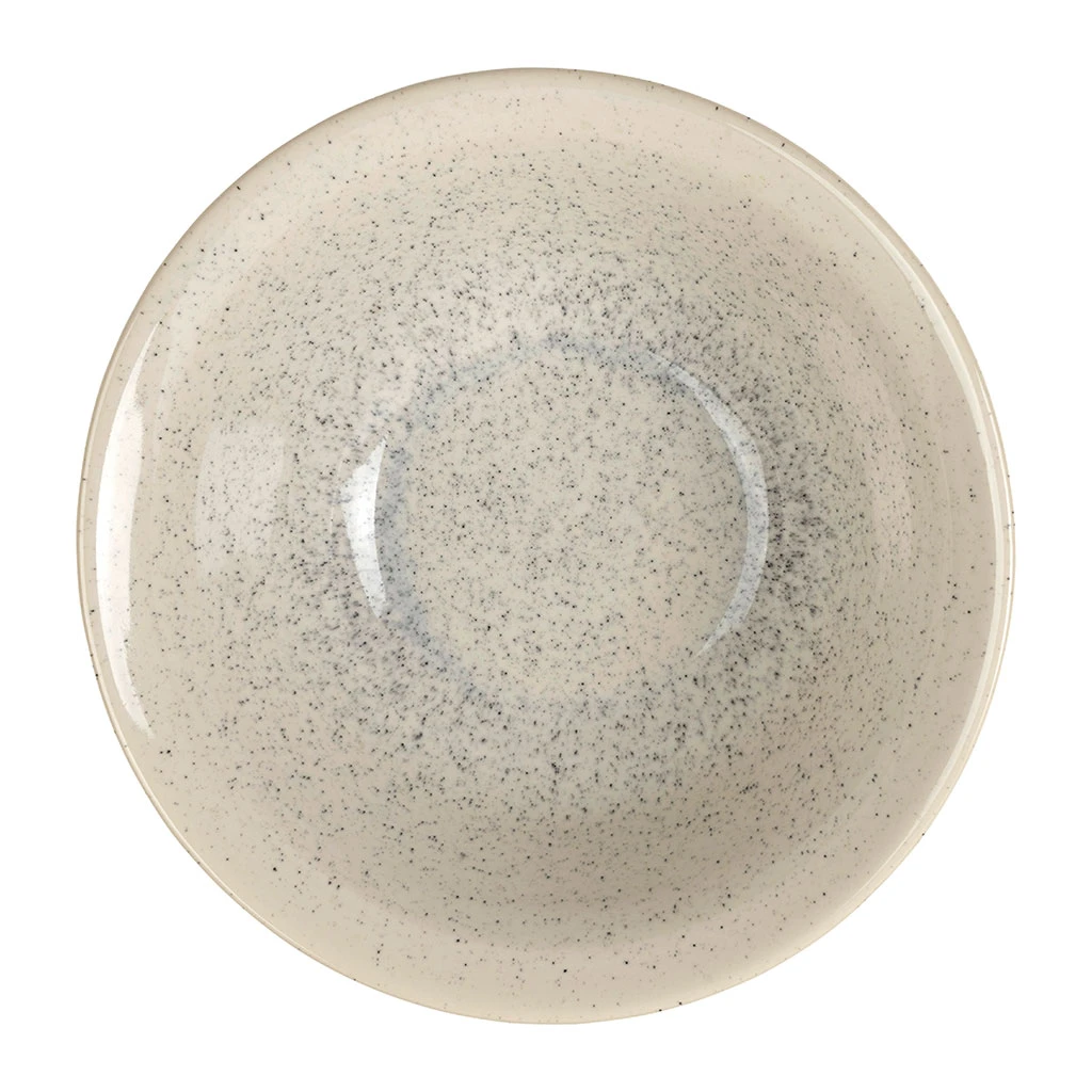 Saladier En Grès Blanc Moucheté D26cm - Jeanne 2 Saladier En Grès Blanc Moucheté D26cm - Jeanne – Image 2