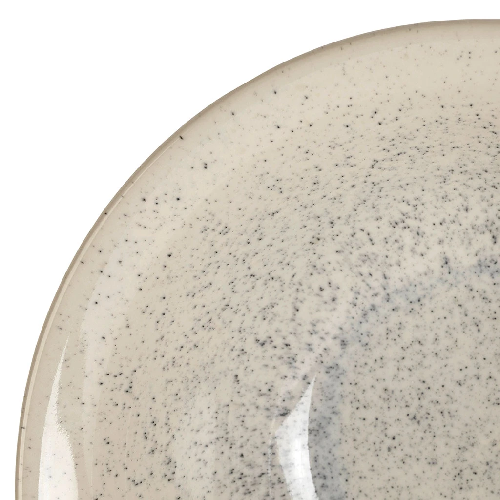 Saladier En Grès Blanc Moucheté D26cm - Jeanne 3 Saladier En Grès Blanc Moucheté D26cm - Jeanne – Image 3