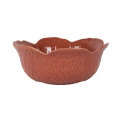 Saladier En Grès Rhubarbe D22cm - Chou
