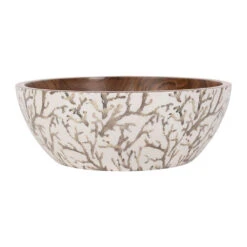 Saladier En Manguier Beige D30cm - Estran