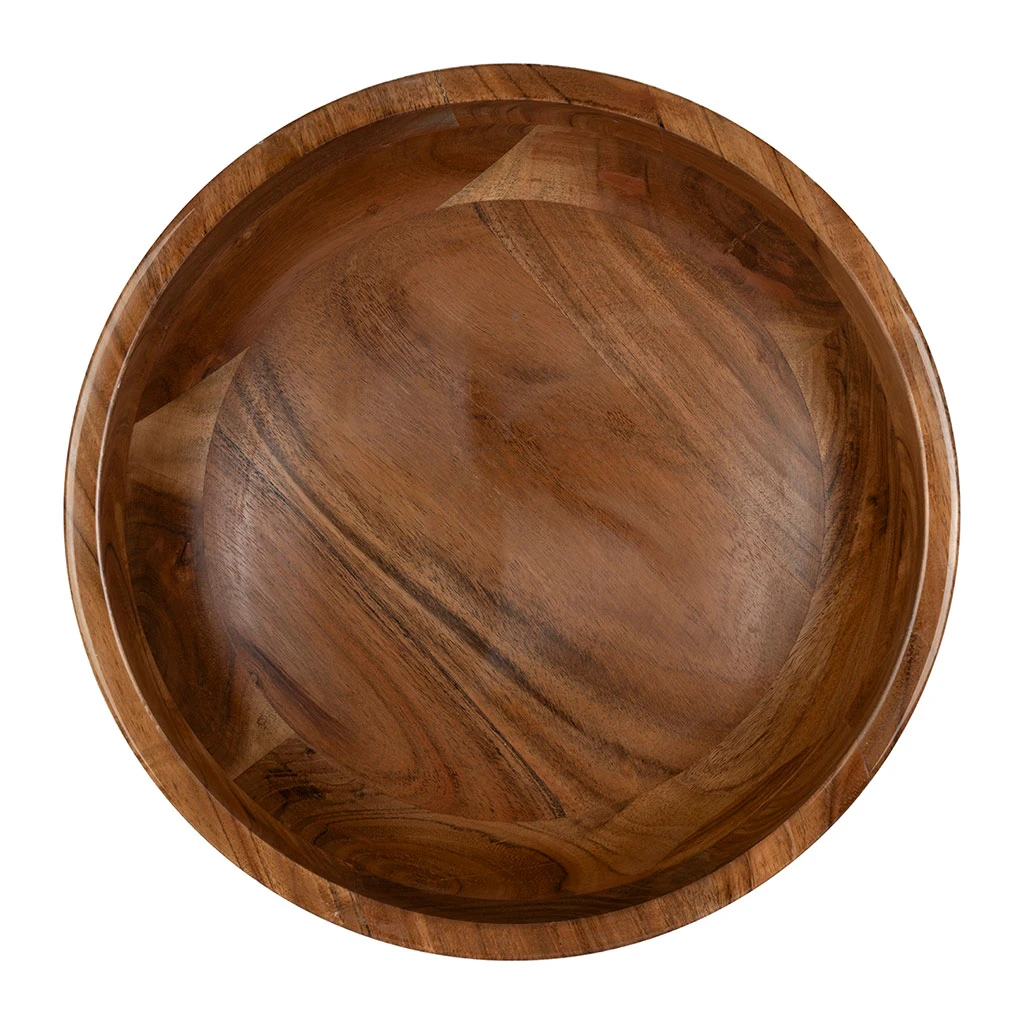 Saladier En Manguier Beige D30cm - Estran 2 Saladier En Manguier Beige D30cm - Estran – Image 2