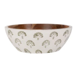 Saladier En Manguier Kaki D30cm - Bord De Mer