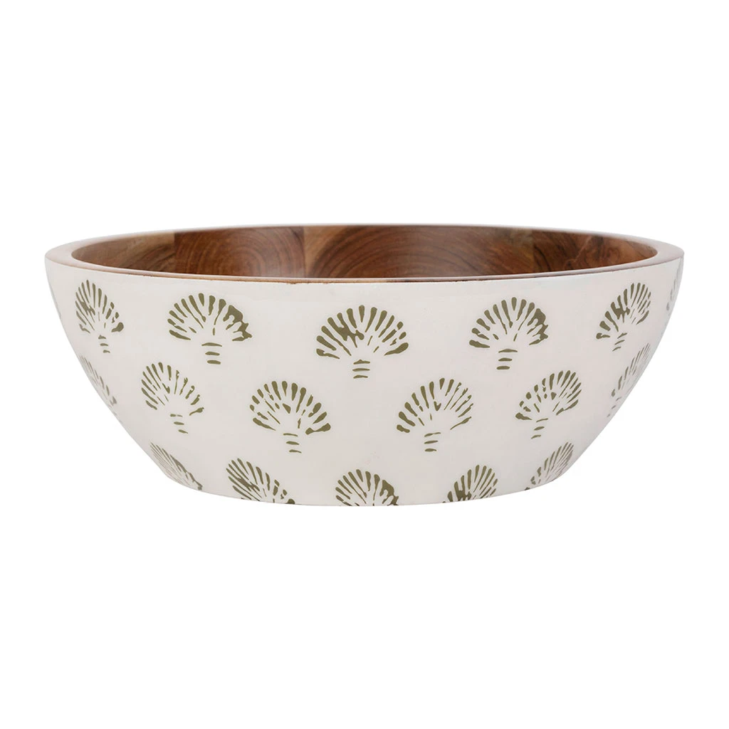 Saladier En Manguier Kaki D30cm - Bord De Mer 1 Saladier En Manguier Kaki D30cm - Bord De Mer