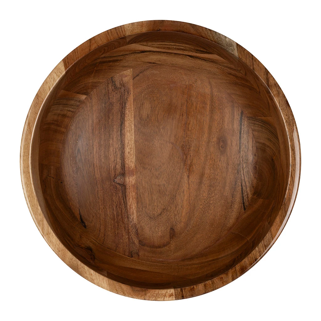 Saladier En Manguier Kaki D30cm - Bord De Mer 2 Saladier En Manguier Kaki D30cm - Bord De Mer – Image 2