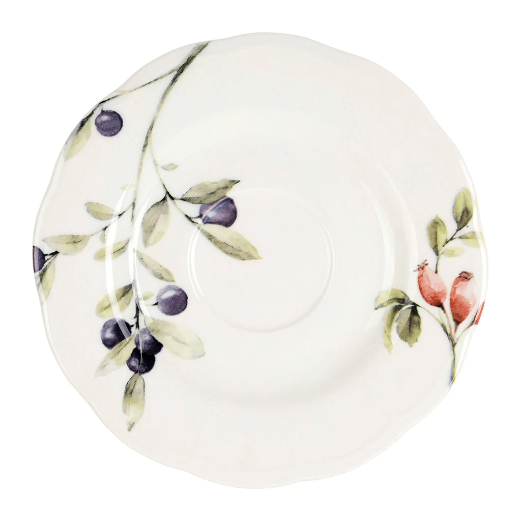 Tasse à Thé Et Sous Tasse En Faïence Blanche 22cl - Meredith 2 Tasse à Thé Et Sous Tasse En Faïence Blanche 22cl - Meredith – Image 2