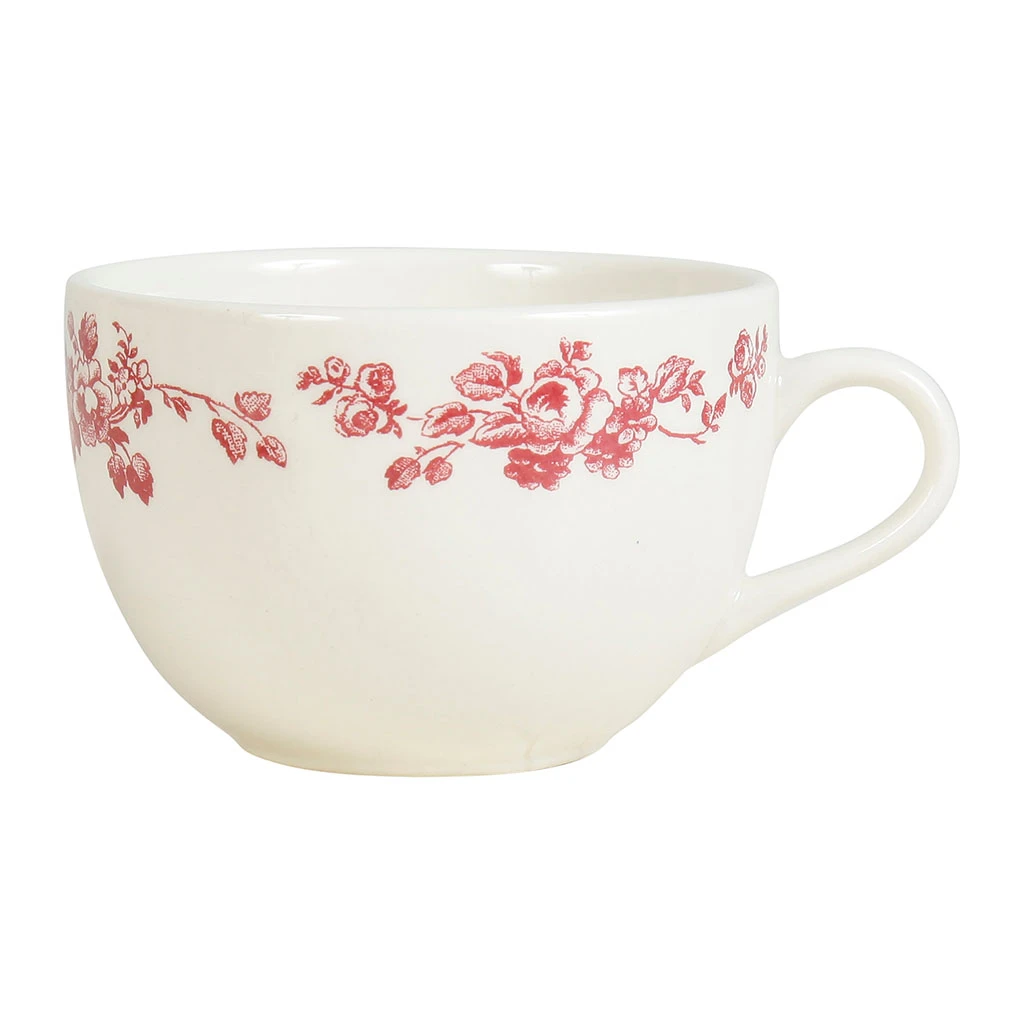 Tasse à Thé Faustine Bordeaux En Faïence 2 Tasse à Thé Faustine Bordeaux En Faïence – Image 2