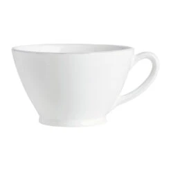 Tasse En Faïence Blanche - Campagne
