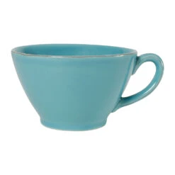 Tasse En Faïence Turquoise - Campagne