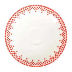 Tasse Et Sous-tasse En Faïence Damier Rouge - Campagne 6 Tasse Et Sous-tasse En Faïence Damier Rouge - Campagne -Magasin De Vaisselle Pour La Maison tasse et sous tasse en faience damier rouge campagne 2364 2364 DET02 WEB 1