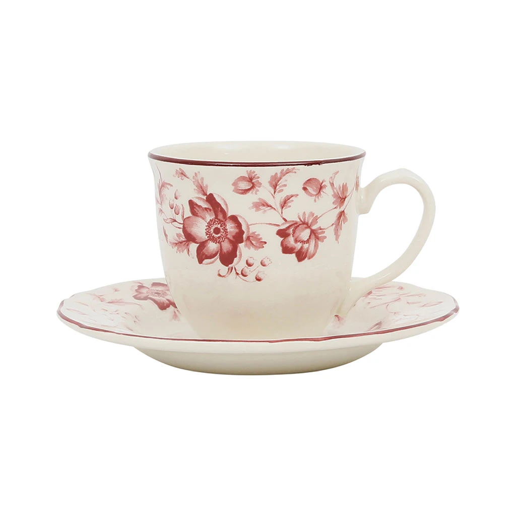 Tasse Rouge D15cm - Margaux 1 Tasse Rouge D15cm - Margaux