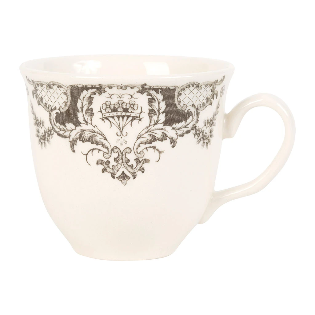 Tasse Thé Et Sous-tasse En Faïence Gris - Clothilde 2 Tasse Thé Et Sous-tasse En Faïence Gris - Clothilde – Image 2
