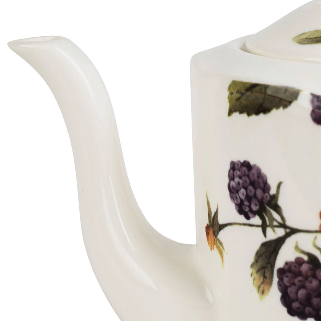 Théière En Faïence Blanche 1l - Meredith 3 Théière En Faïence Blanche 1l - Meredith – Image 3