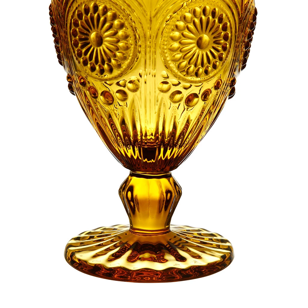 Verre à Pied Chambord Ambre 25CL En Verre 3 Verre à Pied Chambord Ambre 25CL En Verre – Image 3