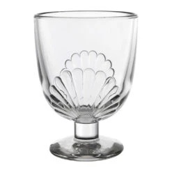 Verre à Pied Coquillage 29cl En Verre - Belle-ile