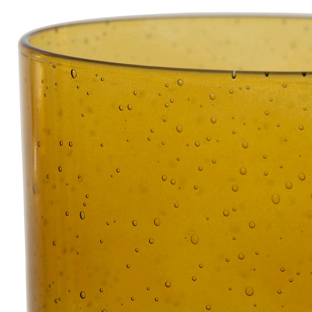 Verre A Pied En Verre Ambre 40cl - Pernille 2 Verre A Pied En Verre Ambre 40cl - Pernille – Image 2