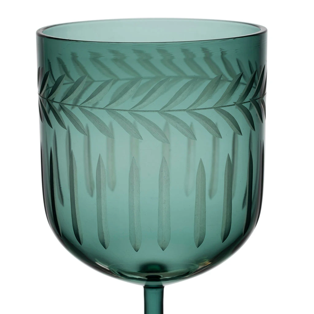 Verre à Pied En Verre Borosilicate émeraude 20cl - Azelie 2 Verre à Pied En Verre Borosilicate émeraude 20cl - Azelie – Image 2