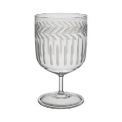 Verre à Pied En Verre Borosilicate Transparent 20cl - Azelie