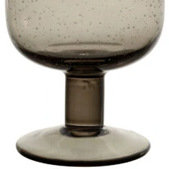 Verre A Pied En Verre Fumé - Pernille -Magasin De Vaisselle Pour La Maison verre a pied en verre fume pernille 39362 39362 DET02 WEB 1