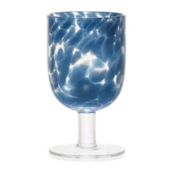 Verre à Pied Verre Bleu 30cl - Preline