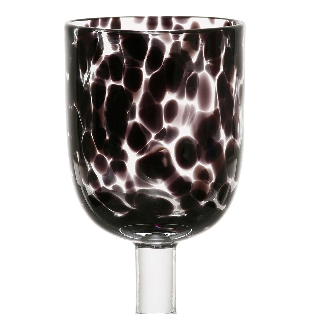 Verre à Pied Verre Noir 30cl - Preline 2 Verre à Pied Verre Noir 30cl - Preline – Image 2