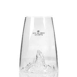 Verre Design Pic Du Midi - Topographic