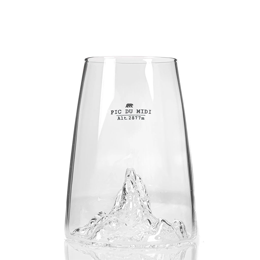 Verre Design Pic Du Midi - Topographic 1 Verre Design Pic Du Midi - Topographic